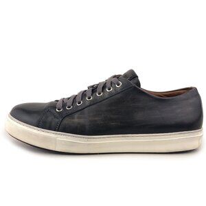 Magnanni Brando Lo Black Distressed Leather Sneakers 12M Magnanni | Shoes | Magnanni Mens Distressed Leather Lowtop  main image 4